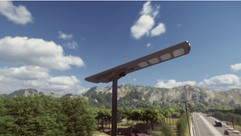 100W Solar Street Light